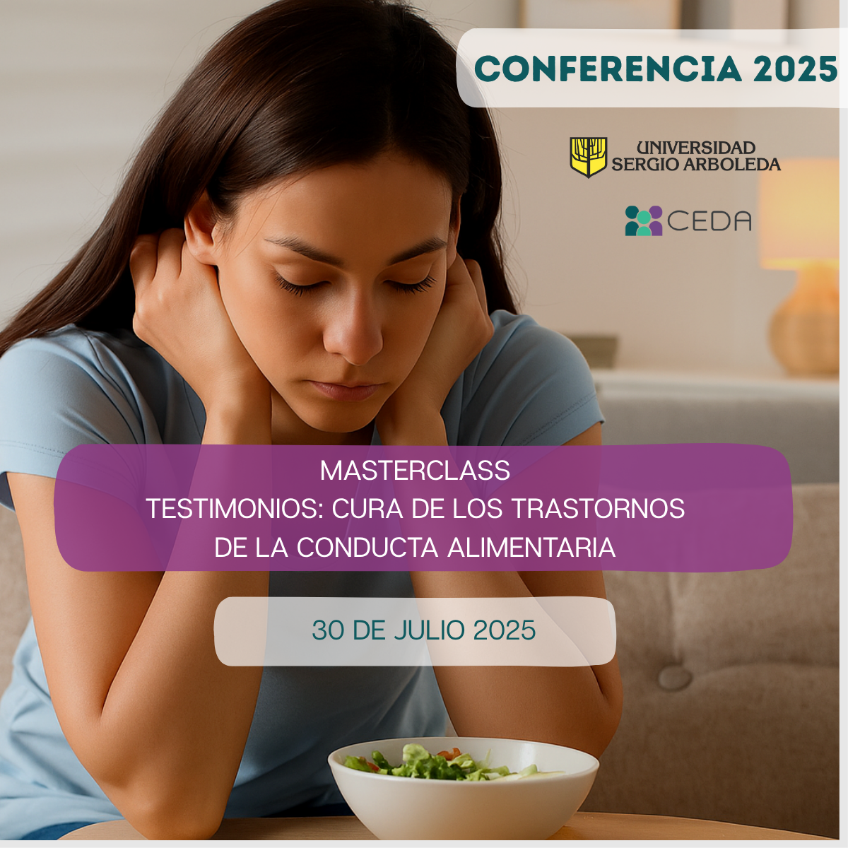 MASTERCLASS TESTIMONIOS CURA DE LOS TRASTORNOS  DE LA CONDUCTA ALIMENTARIA